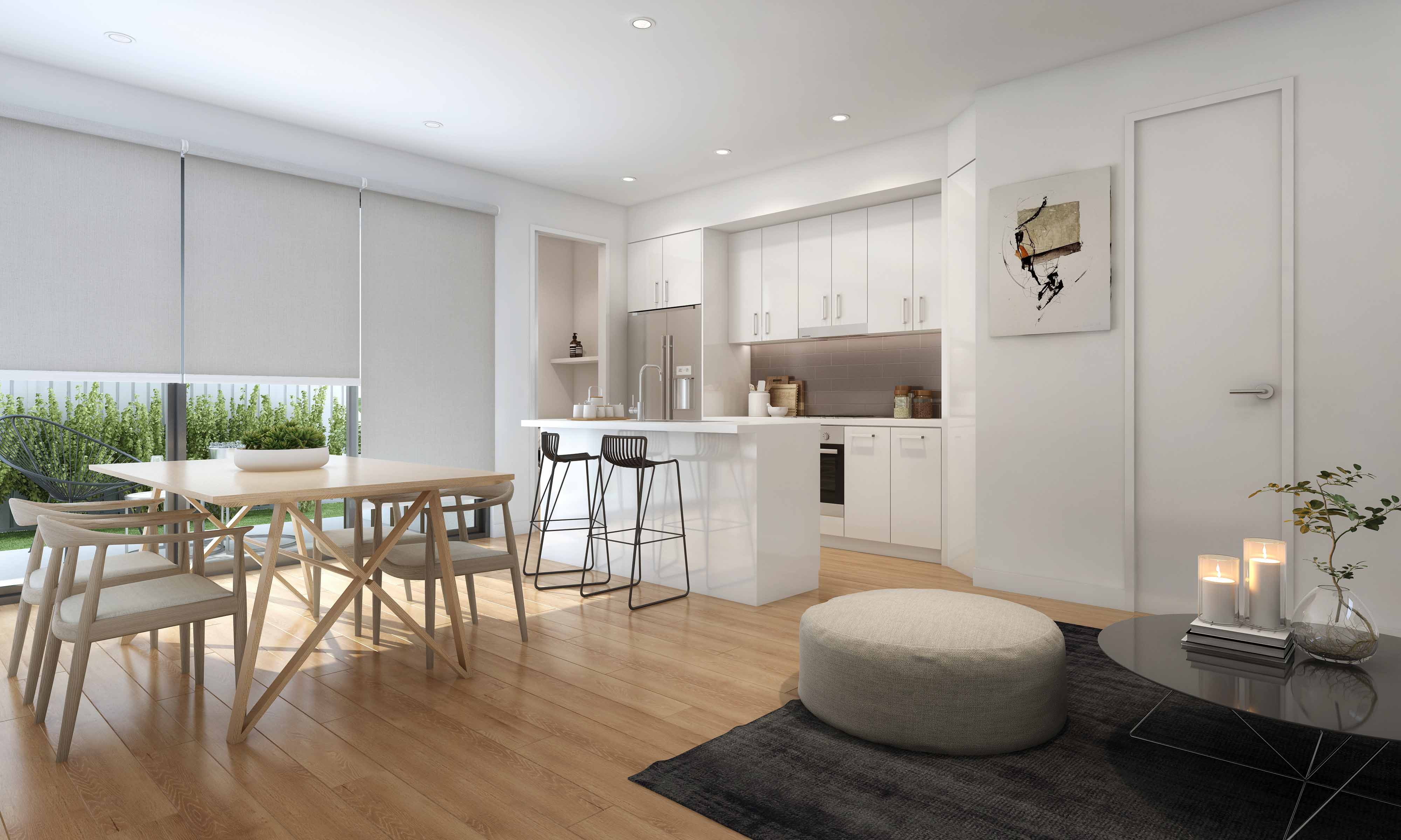 Vantis architectural roller shade system — custom specified for architects and interior designers